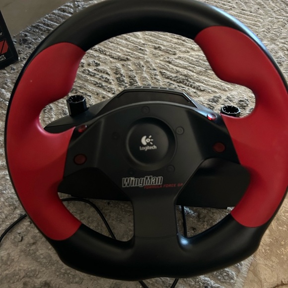 Logitech Wingman Gaming Wheel and Pedals - Picture 2 of 6